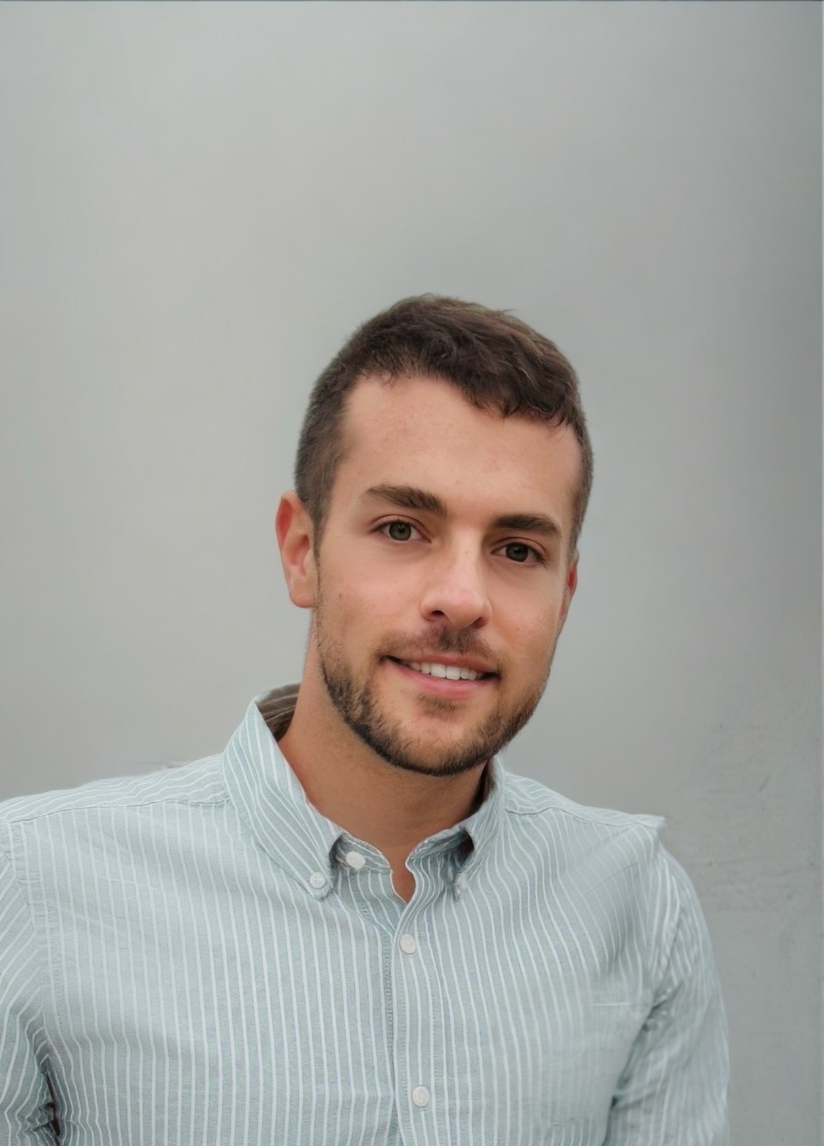 a person smiling for a picture
