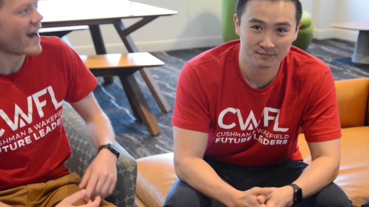 a person sitting on a couch