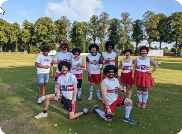 a group of people in clothing