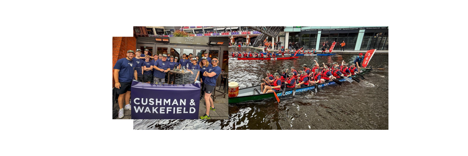a group of people in a boat