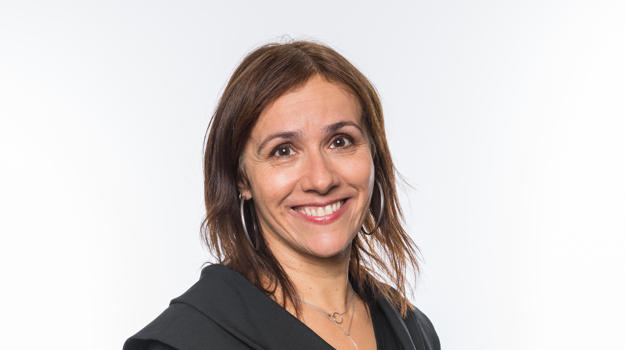 a person in a black dress