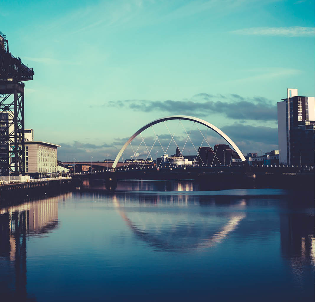 a bridge over a body of water