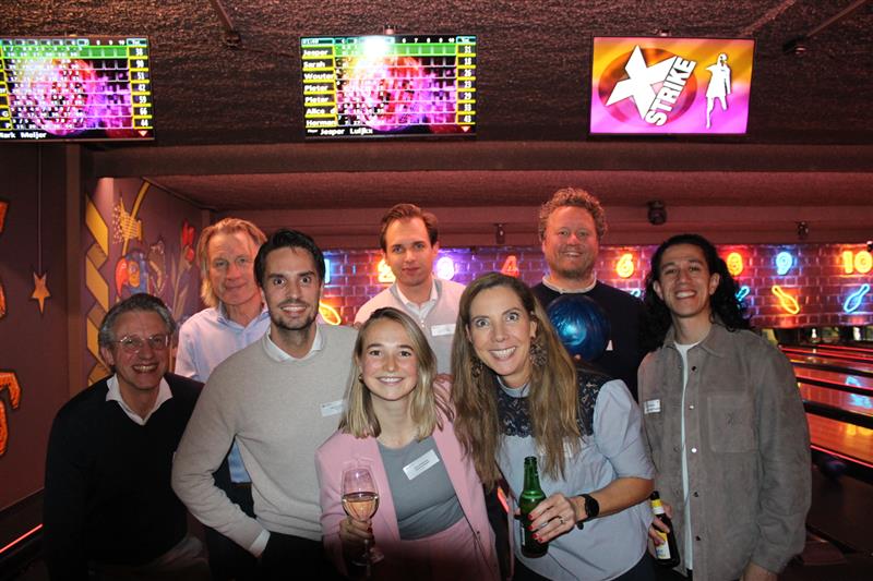 a group of people posing for a photo